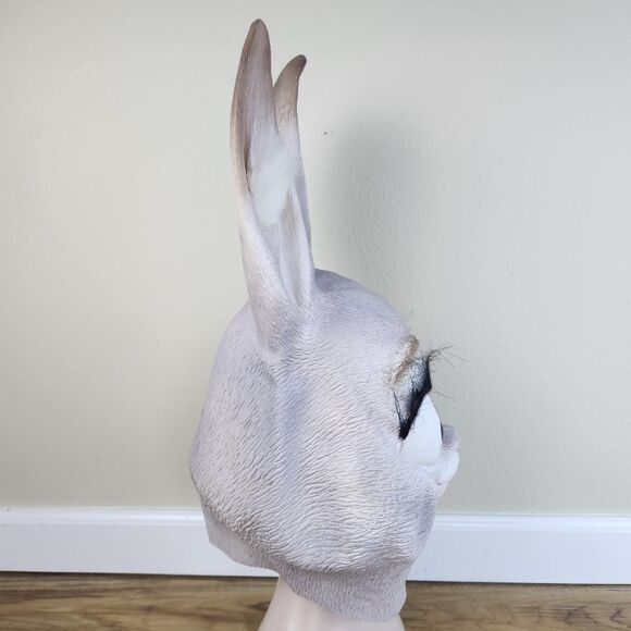 🔸️Deluxe Bunny Full Head Latex Costume Mask - Picture 10 of 16